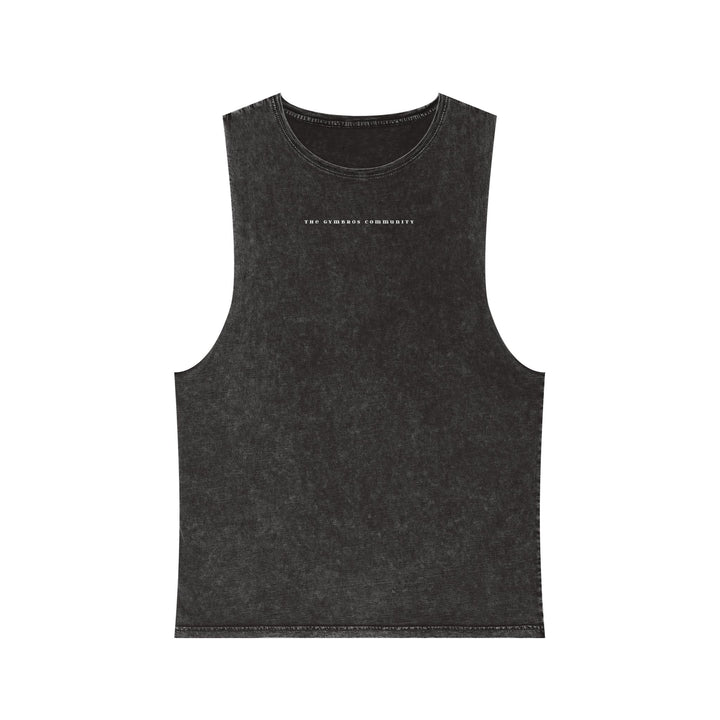 Men's Gym Tank Top - Melancholic Stonewash Design