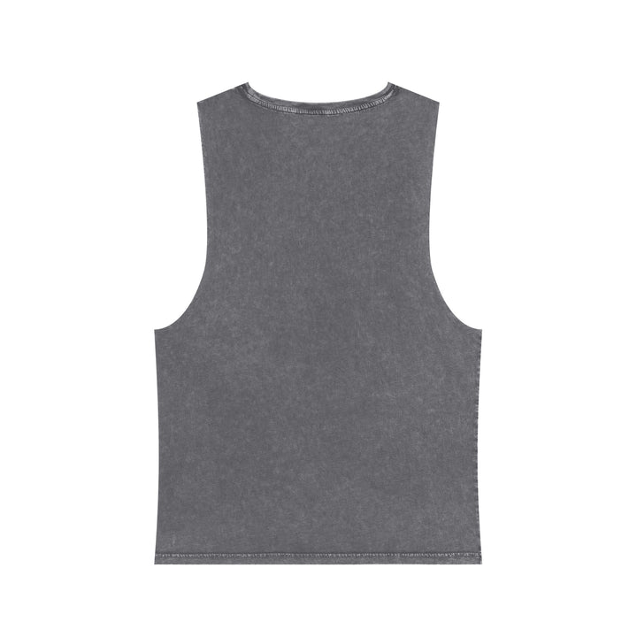 Men's Gym Tank Top - Melancholic Stonewash Design