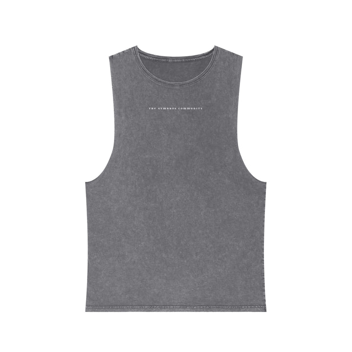 Men's Gym Tank Top - Melancholic Stonewash Design